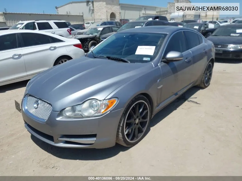 2010 Jaguar Xf Supercharged VIN: SAJWA0HEXAMR68030 Lot: 40136086