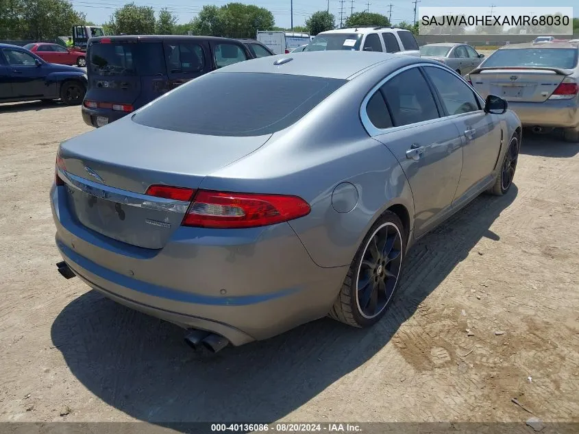 2010 Jaguar Xf Supercharged VIN: SAJWA0HEXAMR68030 Lot: 40136086