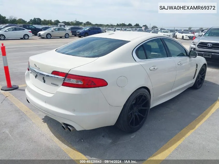 2010 Jaguar Xf Supercharged VIN: SAJWA0HEXAMR69372 Lot: 40328543