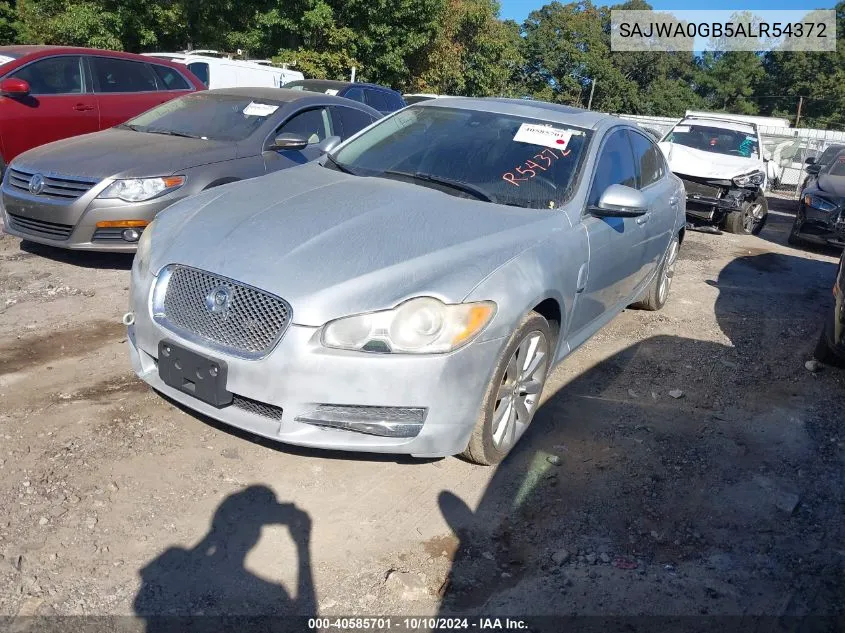 2010 Jaguar Xf Premium VIN: SAJWA0GB5ALR54372 Lot: 40585701