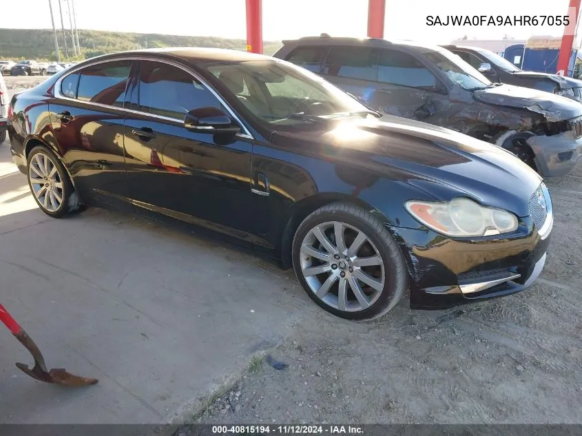 2010 Jaguar Xf VIN: SAJWA0FA9AHR67055 Lot: 40815194