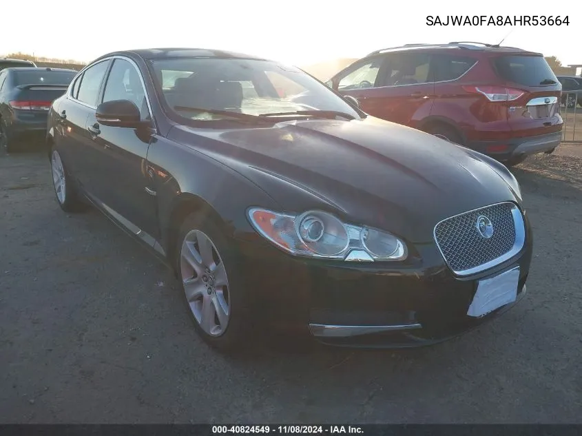 2010 Jaguar Xf VIN: SAJWA0FA8AHR53664 Lot: 40824549