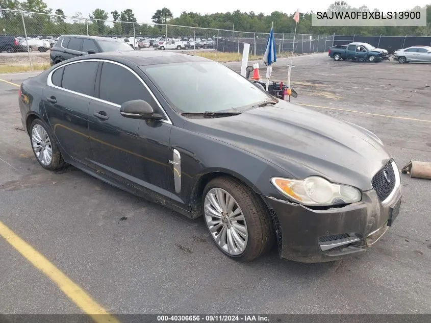 2011 Jaguar Xf VIN: SAJWA0FBXBLS13900 Lot: 40306656