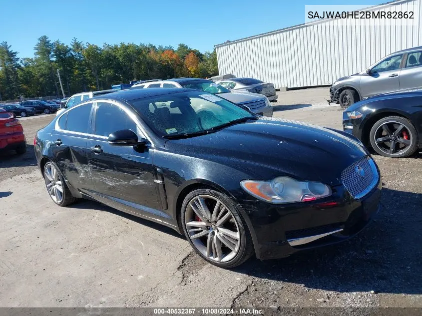 2011 Jaguar Xf Supercharged VIN: SAJWA0HE2BMR82862 Lot: 40532367