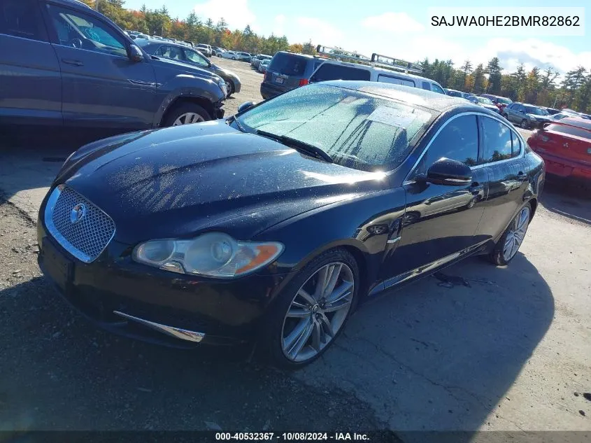 2011 Jaguar Xf Supercharged VIN: SAJWA0HE2BMR82862 Lot: 40532367