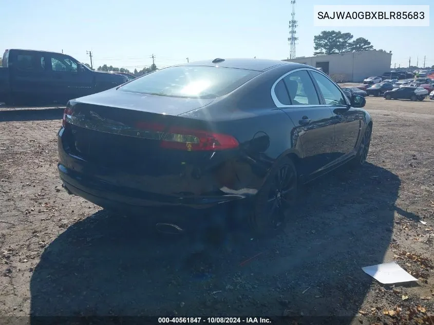 2011 Jaguar Xf Premium VIN: SAJWA0GBXBLR85683 Lot: 40561847