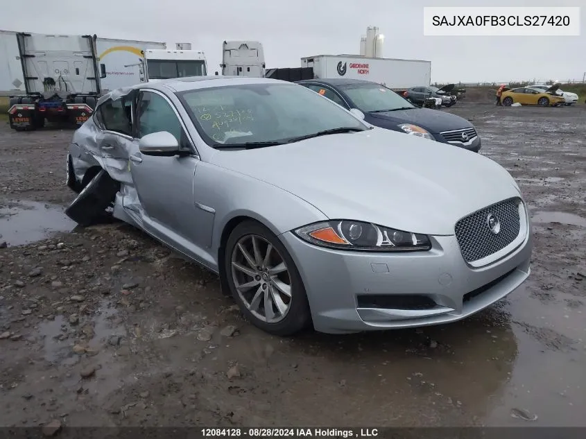 SAJXA0FB3CLS27420 2012 Jaguar Xf