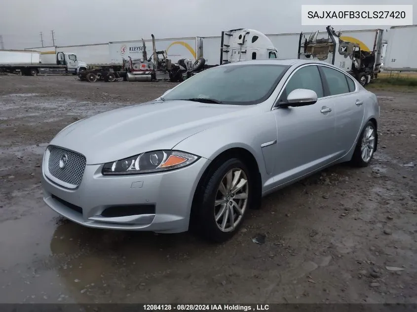 SAJXA0FB3CLS27420 2012 Jaguar Xf