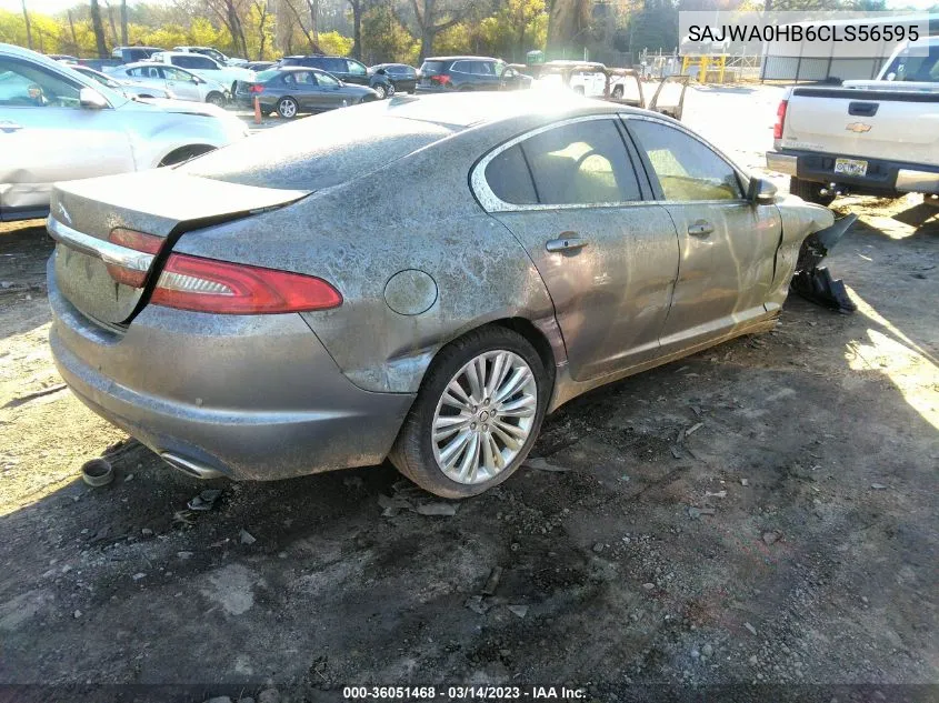 2012 Jaguar Xf Portfolio VIN: SAJWA0HB6CLS56595 Lot: 36051468