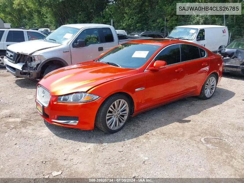 2012 Jaguar Xf Portfolio VIN: SAJWA0HB4CLS26785 Lot: 39925734