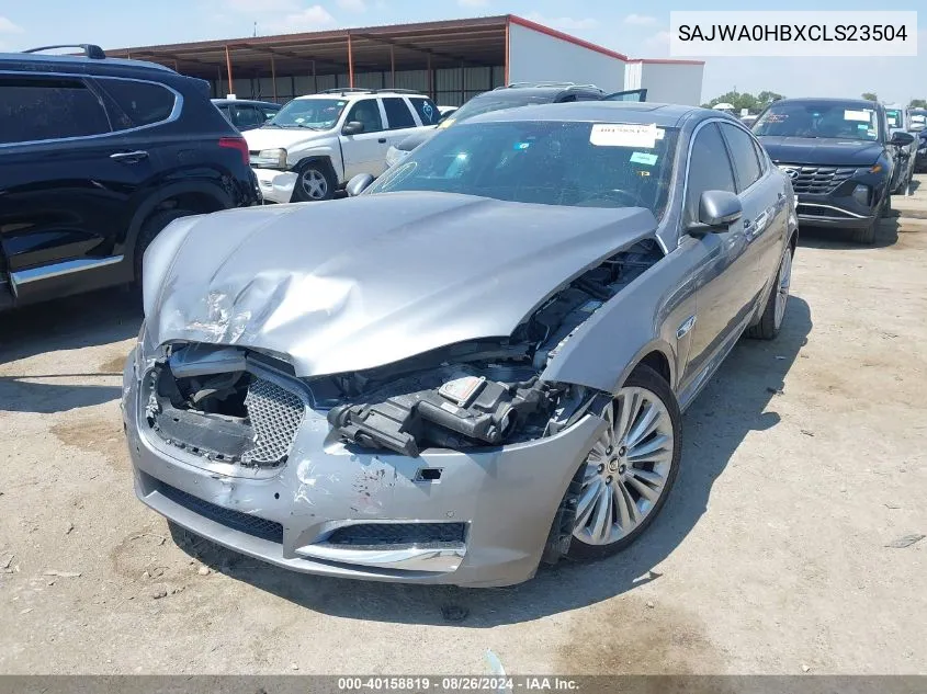 2012 Jaguar Xf Portfolio VIN: SAJWA0HBXCLS23504 Lot: 40158819