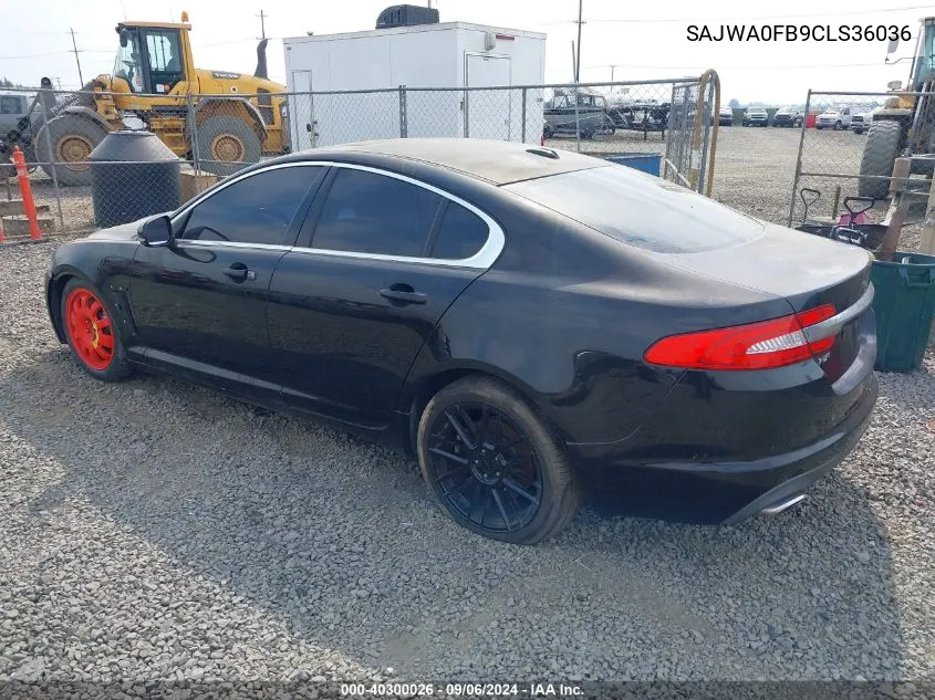 SAJWA0FB9CLS36036 2012 Jaguar Xf