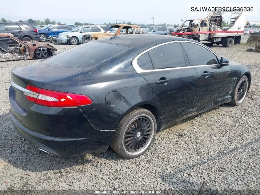 SAJWA0FB9CLS36036 2012 Jaguar Xf