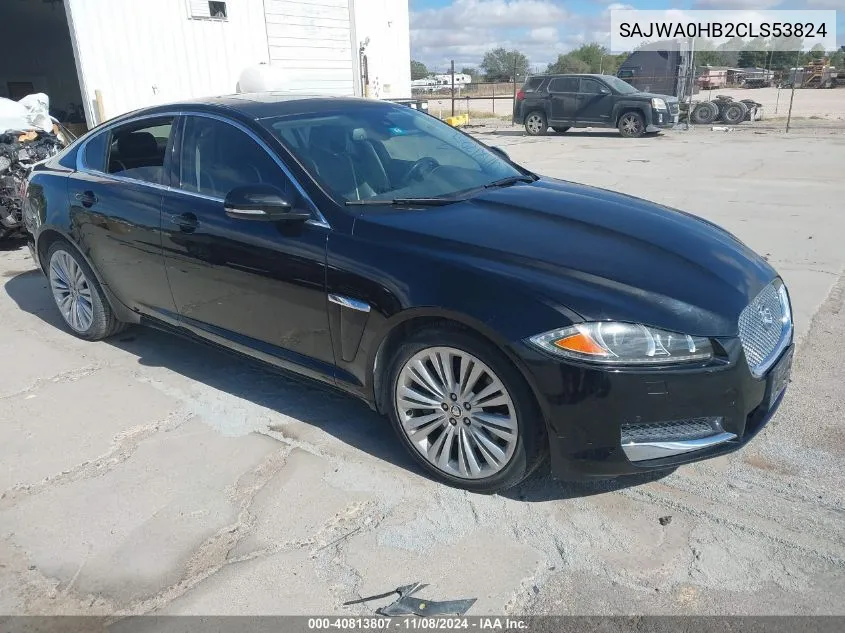 2012 Jaguar Xf Portfolio VIN: SAJWA0HB2CLS53824 Lot: 40813807