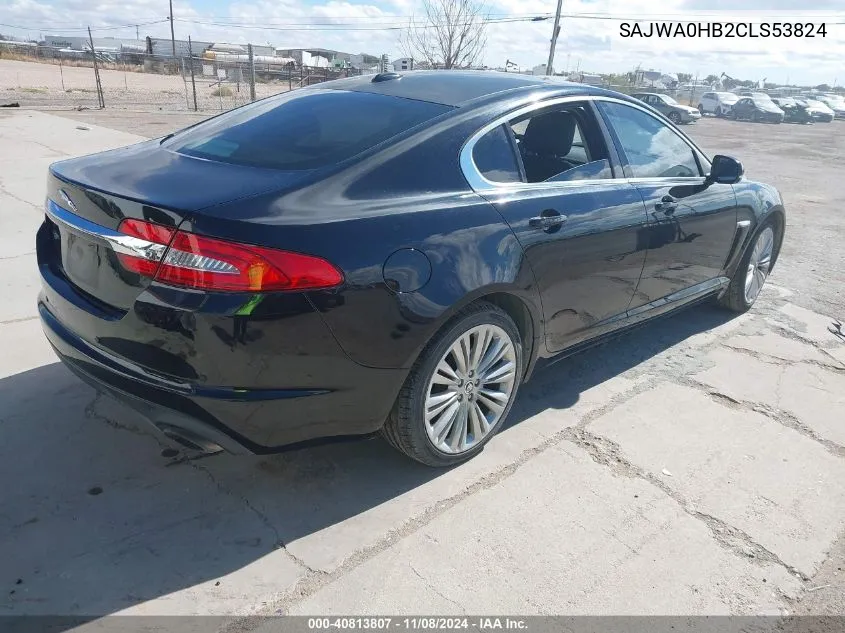 2012 Jaguar Xf Portfolio VIN: SAJWA0HB2CLS53824 Lot: 40813807