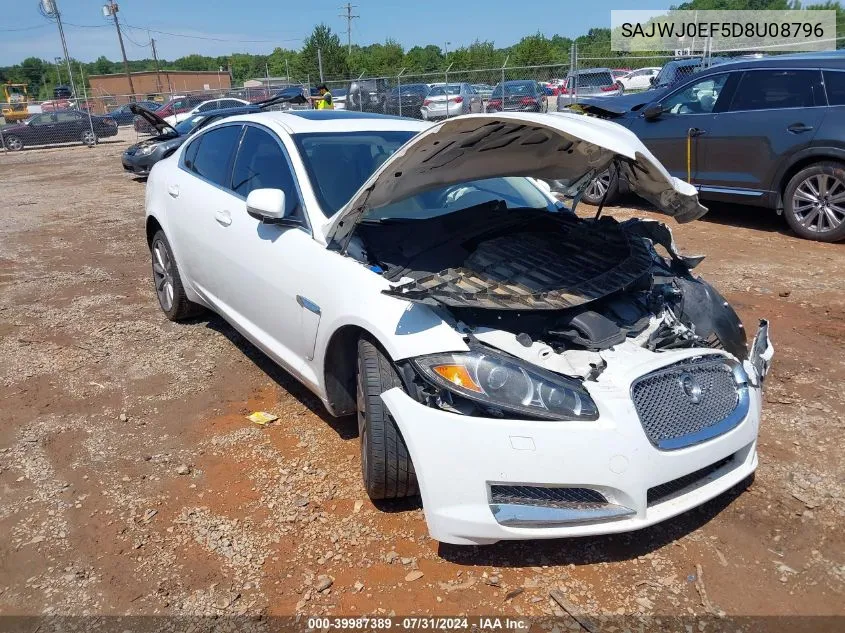 2013 Jaguar Xf V6 Sc VIN: SAJWJ0EF5D8U08796 Lot: 39987389