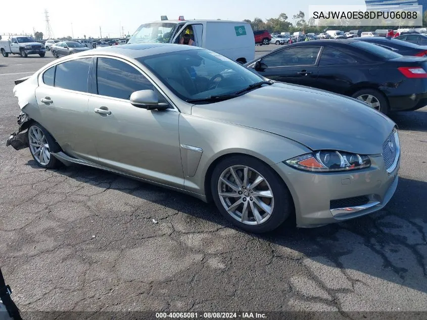 2013 Jaguar Xf I4 T VIN: SAJWA0ES8DPU06088 Lot: 40065081