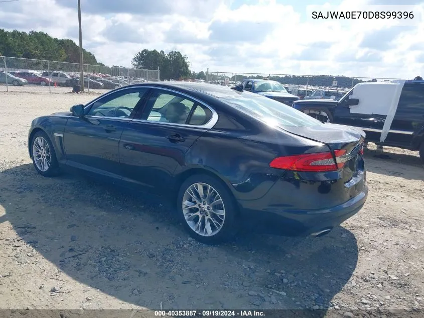 SAJWA0E70D8S99396 2013 Jaguar Xf V6 Sc