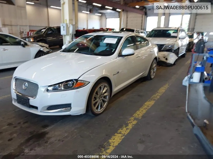 2013 Jaguar Xf I4 T VIN: SAJWA0ES8DPU00615 Lot: 40359886