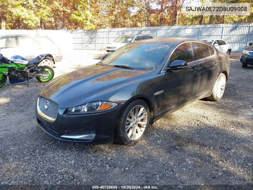 2013 Jaguar Xf V6 Sc VIN: SAJWA0E72D8U09008 Lot: 40720658