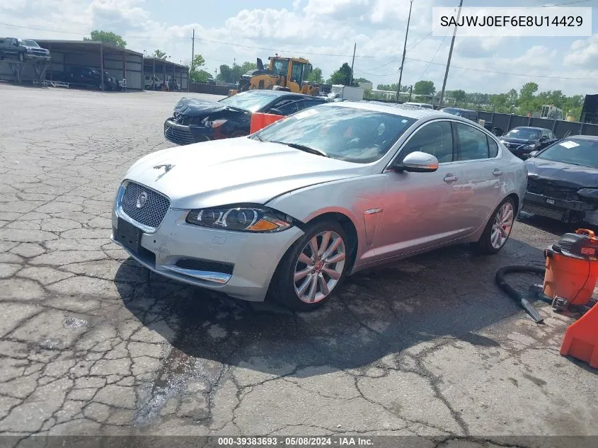 2014 Jaguar Xf V6 Sc VIN: SAJWJ0EF6E8U14429 Lot: 39383693