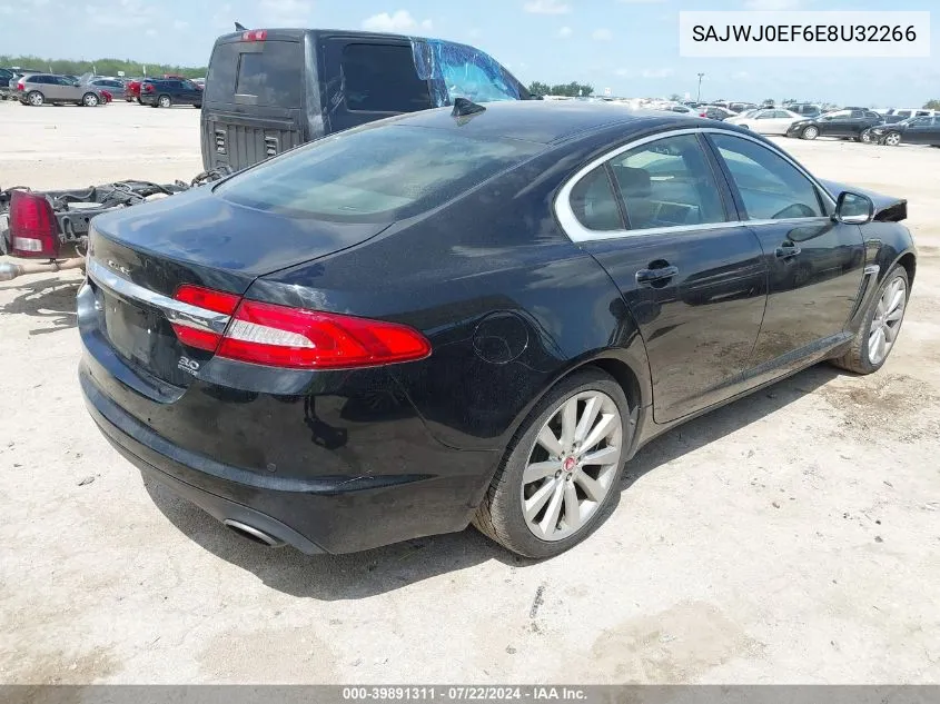 2014 Jaguar Xf V6 Sc VIN: SAJWJ0EF6E8U32266 Lot: 39891311