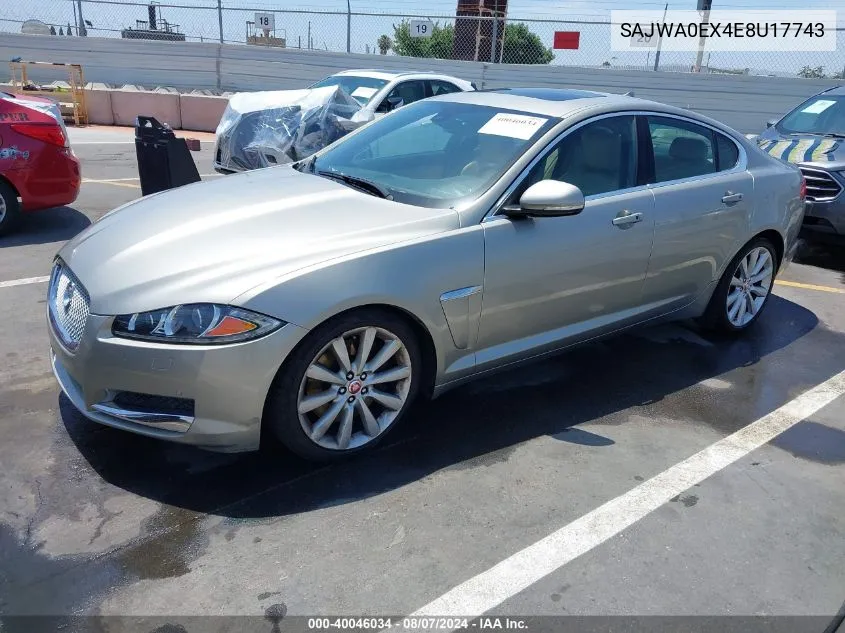 SAJWA0EX4E8U17743 2014 Jaguar Xf V6 Sc