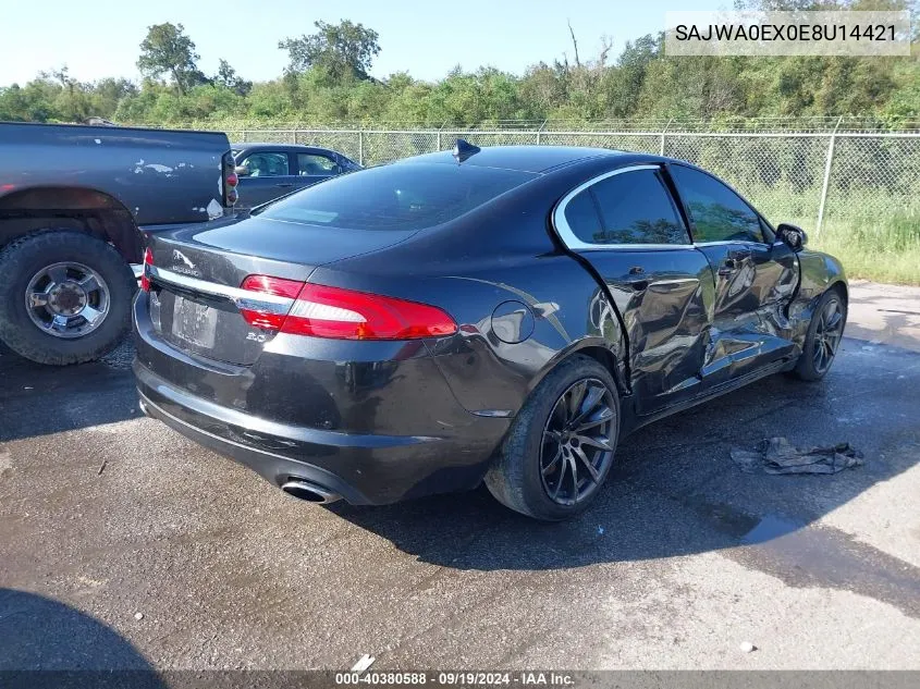 2014 Jaguar Xf V6 Sc VIN: SAJWA0EX0E8U14421 Lot: 40380588