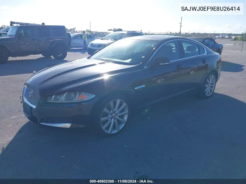 2014 Jaguar Xf V6 Sc VIN: SAJWJ0EF9E8U26414 Lot: 40802388