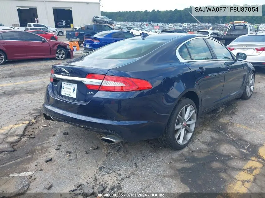 2015 Jaguar Xf 3.0 Portfolio/3.0 Sport VIN: SAJWA0F71F8U87054 Lot: 40000235