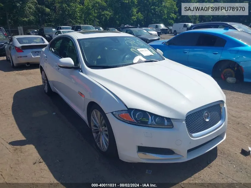 2015 Jaguar Xf 2.0T Premium VIN: SAJWA0FS9FPU78970 Lot: 40011031