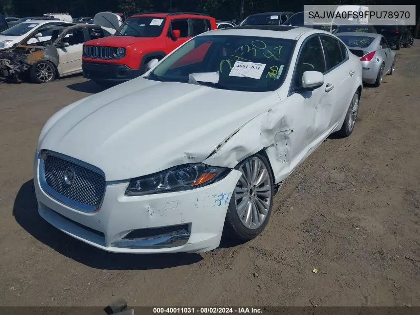 2015 Jaguar Xf 2.0T Premium VIN: SAJWA0FS9FPU78970 Lot: 40011031