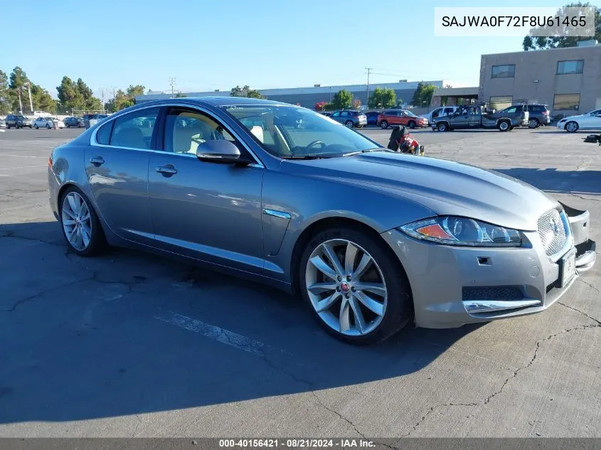 2015 Jaguar Xf 3.0 Portfolio/3.0 Sport VIN: SAJWA0F72F8U61465 Lot: 40156421