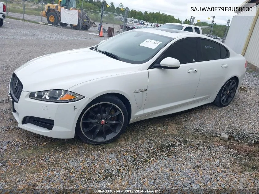 2015 Jaguar Xf 3.0 Sport VIN: SAJWA0F79F8U58630 Lot: 40330764