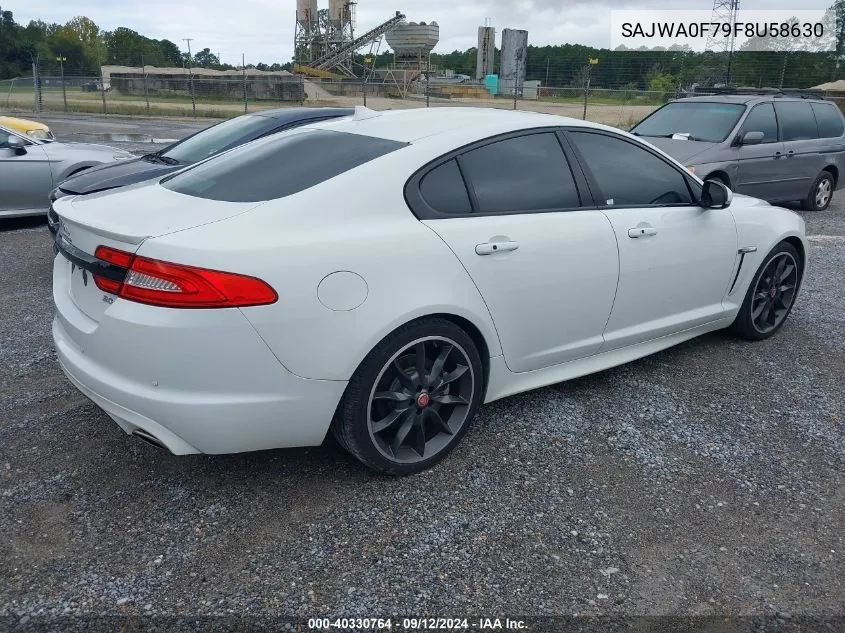 2015 Jaguar Xf 3.0 Sport VIN: SAJWA0F79F8U58630 Lot: 40330764