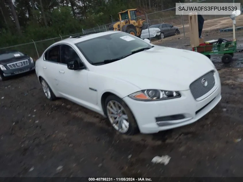 2015 Jaguar Xf 2.0T Premium VIN: SAJWA0FS3FPU48539 Lot: 40798231