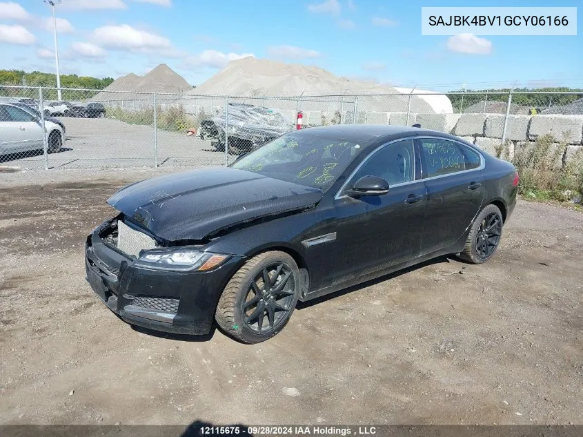 SAJBK4BV1GCY06166 2016 Jaguar Xf