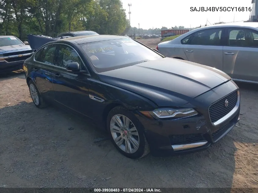 SAJBJ4BV5GCY16816 2016 Jaguar Xf 35T Premium