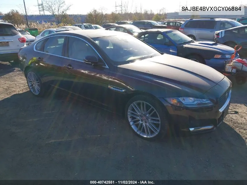 2016 Jaguar Xf 35T Prestige VIN: SAJBE4BVXGCY06884 Lot: 40742551