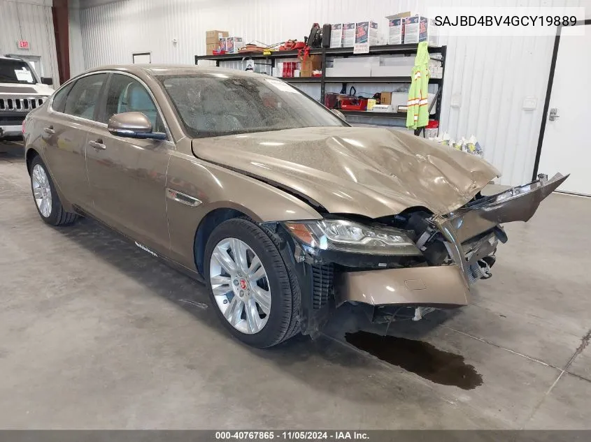 2016 Jaguar Xf 35T Premium VIN: SAJBD4BV4GCY19889 Lot: 40767865