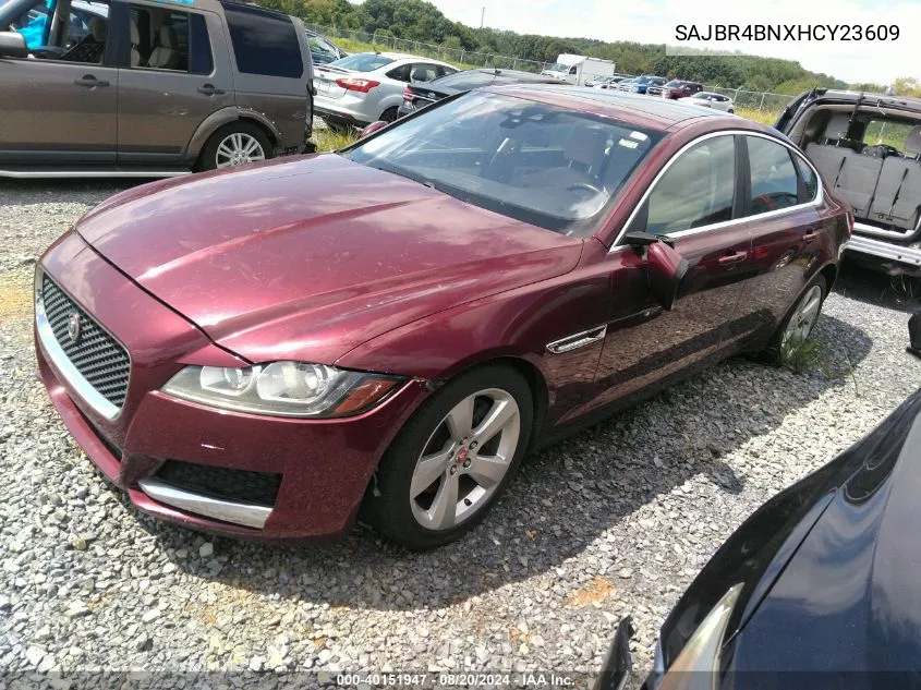 SAJBR4BNXHCY23609 2017 Jaguar Xf 20D