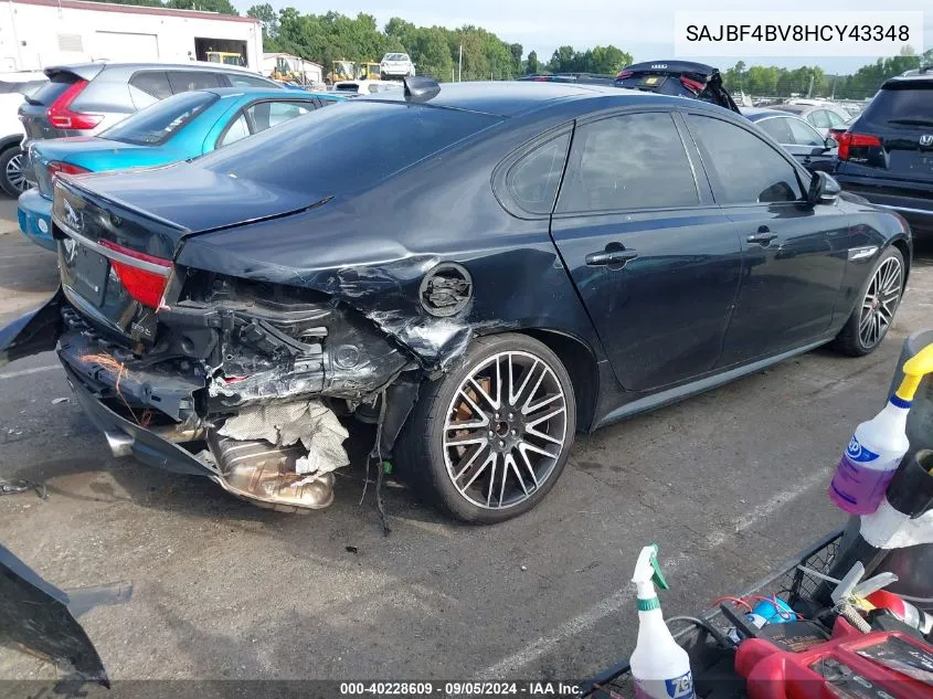 SAJBF4BV8HCY43348 2017 Jaguar Xf R - Sport