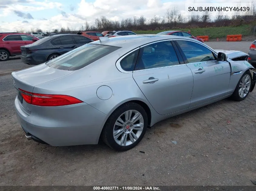 2017 Jaguar Xf 35T Premium VIN: SAJBJ4BV6HCY46439 Lot: 40802771