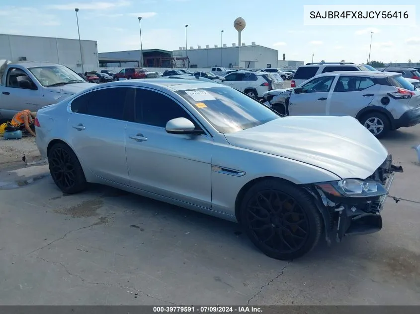 2018 Jaguar Xf 25T VIN: SAJBR4FX8JCY56416 Lot: 39779591