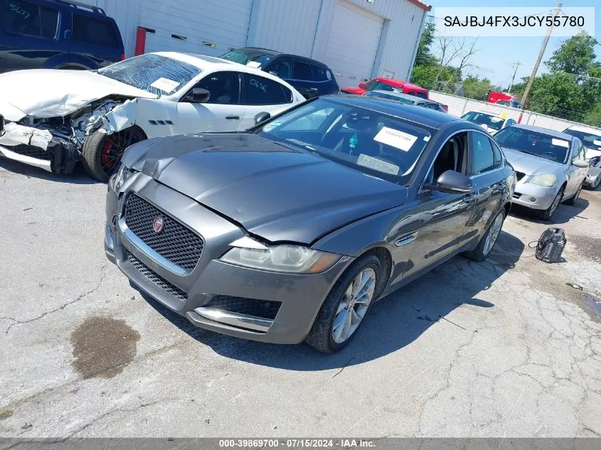 SAJBJ4FX3JCY55780 2018 Jaguar Xf 25T Premium