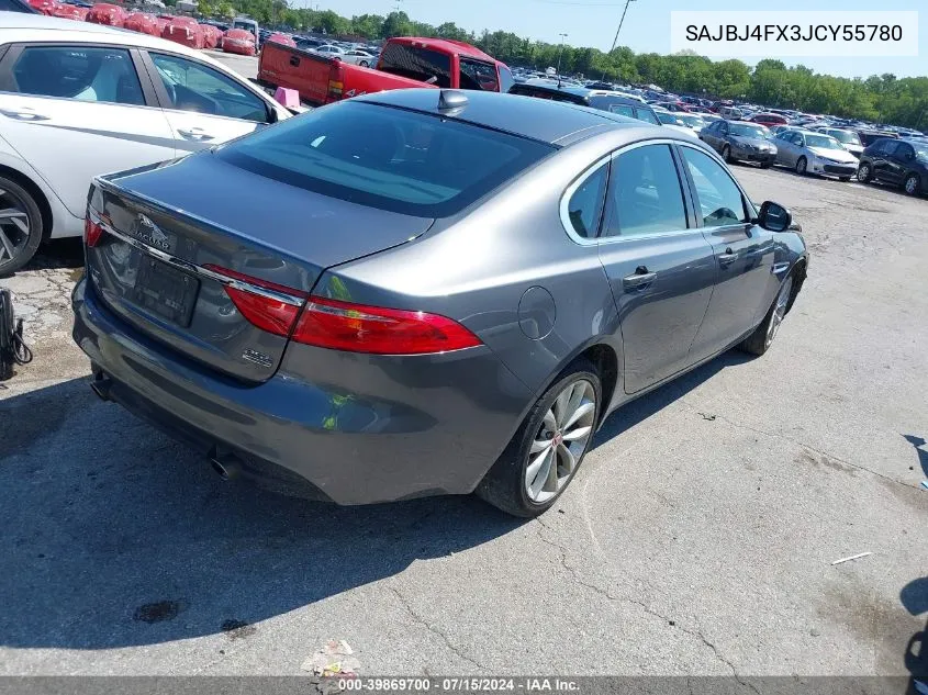 SAJBJ4FX3JCY55780 2018 Jaguar Xf 25T Premium