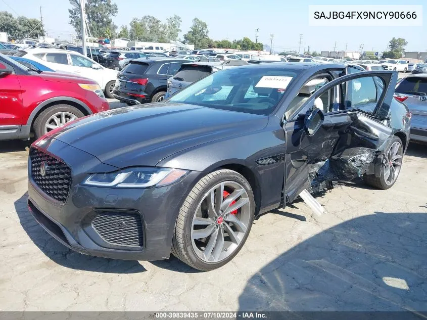 2022 Jaguar Xf Se P250 Rwd Automatic VIN: SAJBG4FX9NCY90666 Lot: 39839435