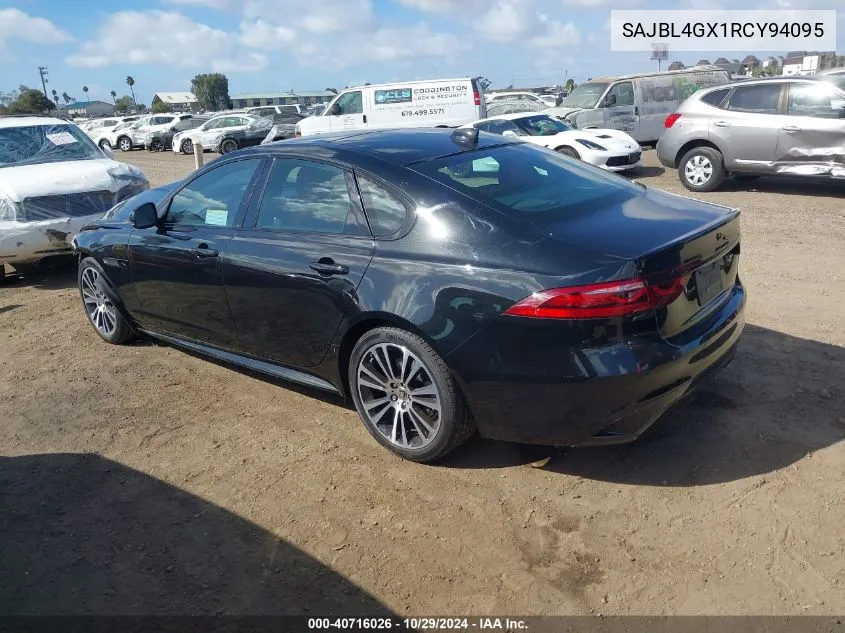 SAJBL4GX1RCY94095 2024 Jaguar Xf R-Dynamic Se P250 Awd Automatic