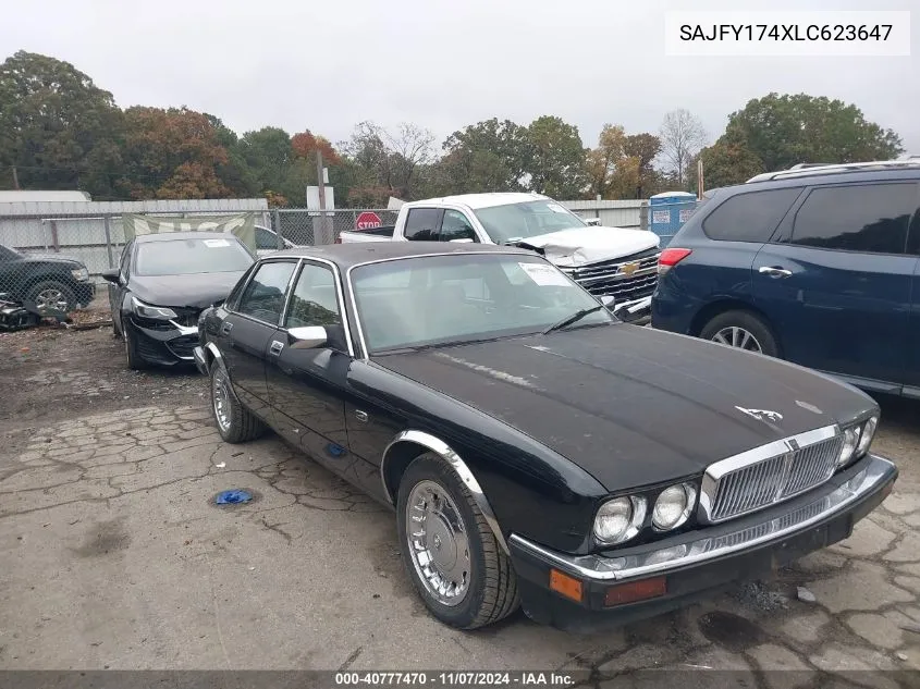 1990 Jaguar Xj6 Baseline VIN: SAJFY174XLC623647 Lot: 40777470