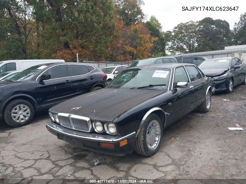 1990 Jaguar Xj6 Baseline VIN: SAJFY174XLC623647 Lot: 40777470